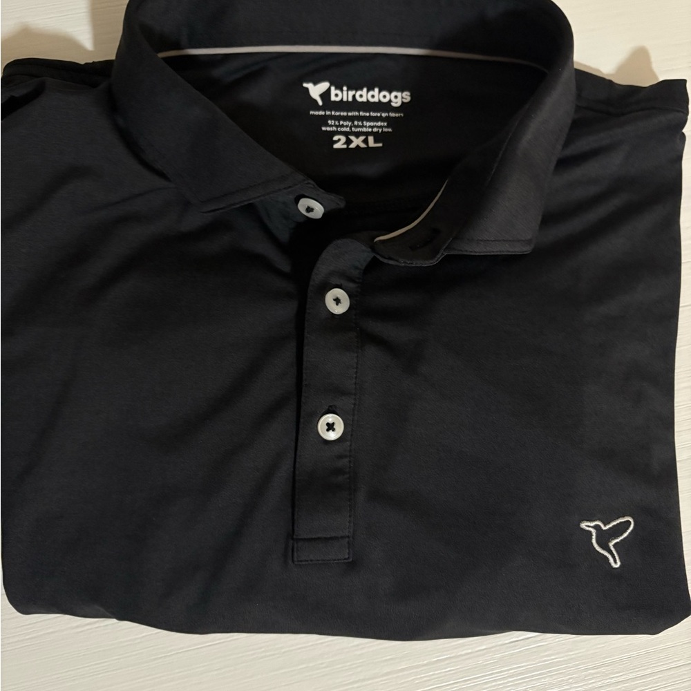 3 pack of golf polos —-🏌️🏌️‍♂️⛳️birddogs Men's Black Polo Shirt - 2XL